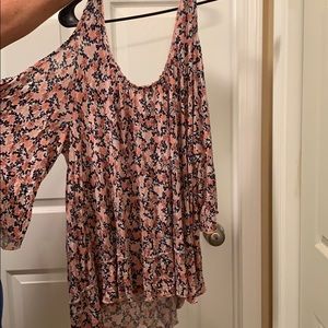Top floral plus size